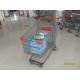 Zinc Plated 210L Asian Type Wire Shopping Trolley With Grey Powder Coating