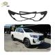 2.2mm Thickness Exterior Body Kits Front Lamp Cover For Toyota Hilux Revo 2020-2021