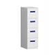 OEM ODM 5mm Edge Vertical 4 Drawer Filing Cabinet  0.6mm Thickness