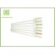 Fancy Long Bamboo Cocktail Sticks , Paddle Bamboo Skewers For Birthday Party Decorations