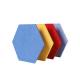 100% Polyester Fiber Hexagonal Acoustic Panels Safe For Home Use