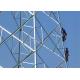 Power Steel Transmission Tower , 5 - 190 KM / H Wind Pressure High Tension
