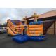 Fantastic Themed Inflatable Pirate Ship Bounce House Games With Slippy Slide