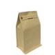 kraft paper bag with clear window with zipper stand up kraft paper bag zipper paper bag