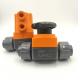 EPDM FPM Plastic Diaphragm Valves Multifunctional JIS Standard