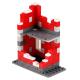 WW2 military war house model city construction ruins bricks building blocks