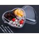 400g Heart Shaped Transparent Fruit Container Disposable Strawberry Salad