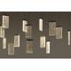 Rectangular LED Pendant Lights Hanging Fixture Massifcentral Brass Finish