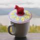 Customizable Cute Cartoon Coffee Cup Silicone Lid Reusable Dustproof Cup Lid, Suction Lid Sealing Lid