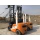 2009 Year Second Hand Forklifts , TCM 3 Ton Rough Terrain Forklift 54HP Engine Power