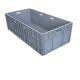 1200x600mm EU Crate PP Plastic Solid Box Style Rectangle Shape for Packaging Foldable NO
