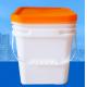 Chemical Resistance Square Plastic Bucket IML Or Thermal Transfer Or Screen Printing