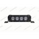 High Low Beam Single Row LED Light Bar IP68 Black / White For Chevrolet
