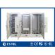 Three Bays Base Station Cabinet Outdoor Telecom Enclosure Customized ET24080200