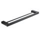 Double towel rail83209-Square Black &Stainless steel 304& Bathroom Accessories &kitchen,Sanitary Hardware