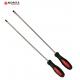 Long Reach Screwdrivers 2 Pack Pozidriv And Flat Head Magnetic Tips Ergonomic Handles 300mm