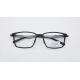 Unisex square classic eye glasses for reading anti blue non- prescription clear lens super light titanium eyegalss
