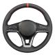 Customized 3-Spoke Steering Wheel Cover for Nissan Navara 350z Patrol Y61 and Durable