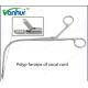 Steel Throat Instruments Polyp Forceps Of Vocal Cord For Professional Polyp Extraction