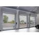 Parking Garages Industry Rapid Rigid Aluminum Transparent High Speed Spiral Door Customized Safety Efficiency