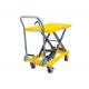 Mobile Hydraulic Scissor Lift Trolley 1025 Mm Lifting Manual 800kg Load 1220*610*60 Mm