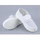 White Single Net Velcro Breathable 220mm PU esd Shoes