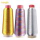 100% Polyester Metallic Yarn Silver Sewing Thread for Garment Accessories Send Sample