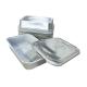 Food Packing Aluminum Foil Container With Lid For Takeout To Go Food Package Oval Tray