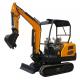 Rubber Type Crawler Excavator With Dozer Blade 2050mm Max Digging Depth