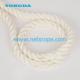 4mm 3 Strand White Twisted Nylon Rope With Plastic Cord  For Bottom Fishing/ Pelagic Fishing/ Trawling/Hoisting Buoy Net