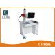CNC Fiber Laser Marking Machine Air Cooled On Animal Cattle Ear Tag FDA Certification
