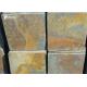 Rusty Yellow Natural Slate Floor Tiles Non Slip Wear Resistant OEM / ODM Service