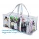 PVC Travel Makeup Toiletry Storage Bag, Large Capacity Tote Bag, Cosmetic Clothes Organizer Bag
