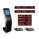 17 inch Infrared touch screen Kiosk calling ticket dispenser machine queue