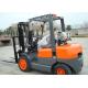 NISSAN K25 Engine 3.5 Ton LPG forklift equipment With Solid Tires And Full Free Mast
