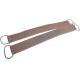 Exfoliating Natural Brown Hemp Back Strap ,  Reach Area Back Cleaning