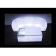 Flashing LED Illuminated Furniture Glowing Light Up Sofa Lightweight For Home