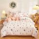 Multi Colors 100% Cotton Double Bedding Set King Size Duvet Cover for Home Hotel