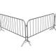 Construction 2mm Chain Link Temporary Fence Gated Custom Size Shape Black