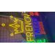 8*12mm Dimmable LED Neon Sign French Tacos Boss Square Backboard