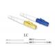 Durable Simplex / Duplex LC Fiber Optical Patch Cord , PVC / LSZH Sheath