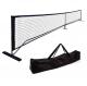 Portable Pickleball Frame Pickle Ball Game Net Kit with Carrying Bag Metal Stand Tennis Net