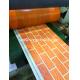 Embossed Brick Pattern Exterior Decorative Metal Wall Cladding Panel Production Line