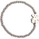 Trendy Stainless Steel Bead Bracelet Jewelry , Personalized Bead Charm Bracelets