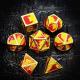 Colorful Enamel Craftsmanship Solid Metal Dice Dragon And Board Game DND RPG