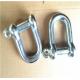 Galvanized Surface D Type Shackle / Commercial Shackles 4.8mm - 75mm Size