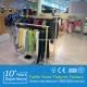 contemporary invisible wall attachment of various size clothes store wood display shelf