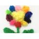 Hollow Conjugated Polyester Fiber , Colorful Spinning Polyester Hollowfibre