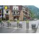 Pneumatic Type Automatic Rising Bollards Hot Dipped Galvanized Surface