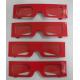 Paper Stereoscopic 3d Glasses For Watch 3D Games , 405x38mm Size